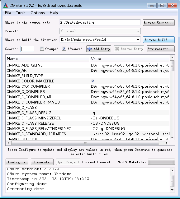 cmake-gui